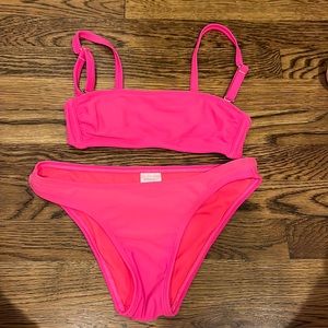 target pink bikini set